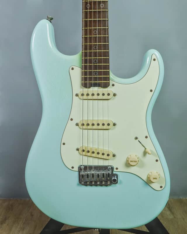 2019 Schecter USA Custom Shop Nick Johnston Trad-USA “Wembley” Atomic Frost image 1