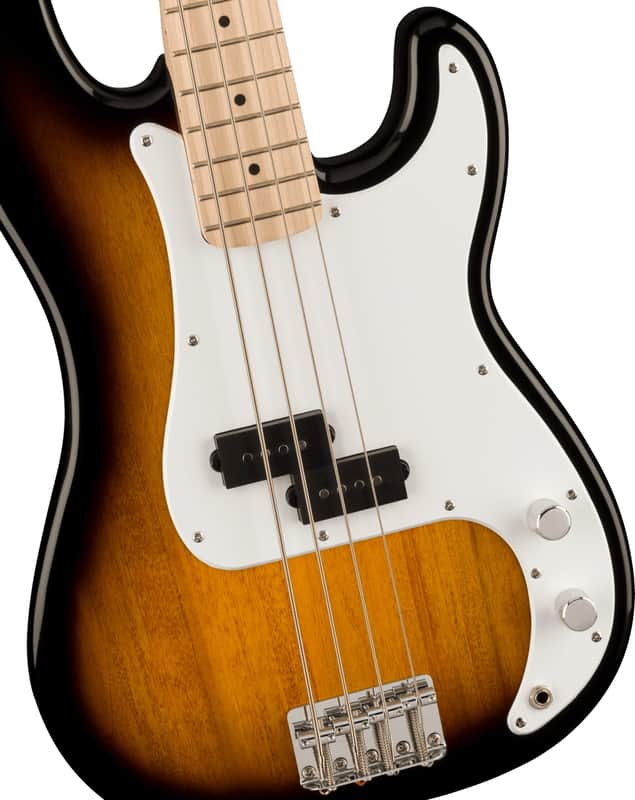 Squier Squier Sonic Precision Bass, Maple Fingerboard, White Pickguard, 2-Color Sunburst image 1