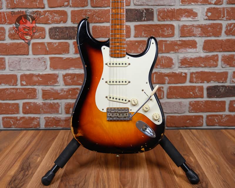 Fender Custom Shop Limited Edition NAMM D-MAG Stratocaster 3-Color Sunburst Relic 2017 w/OHSC image 1