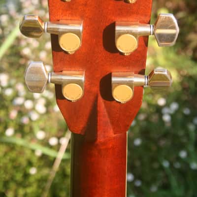 Morris TF-60 D size Guitar Jacaranda Body 1990's - Natural+Hard Case FREE image 10