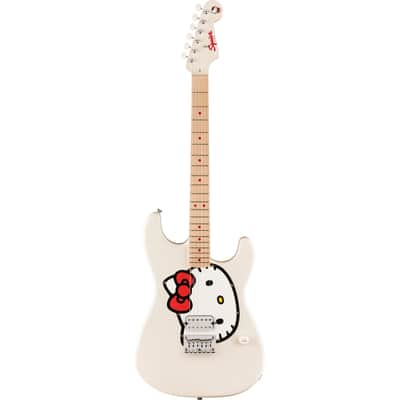 Squier Fender x Hello Kitty Stratocaster - White image 2