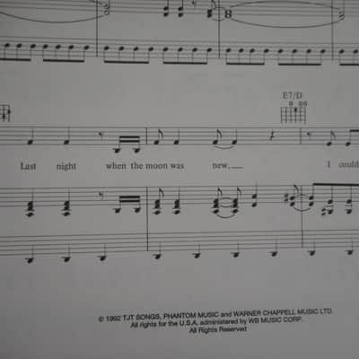 Bad Company "How About That" Sheet Music 1992 image 2