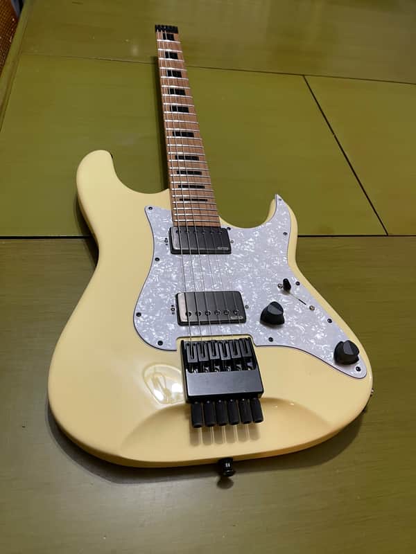 Kiesel HD6 2017 Vintage Yellow | Passive EMGs | Extras Included image 1
