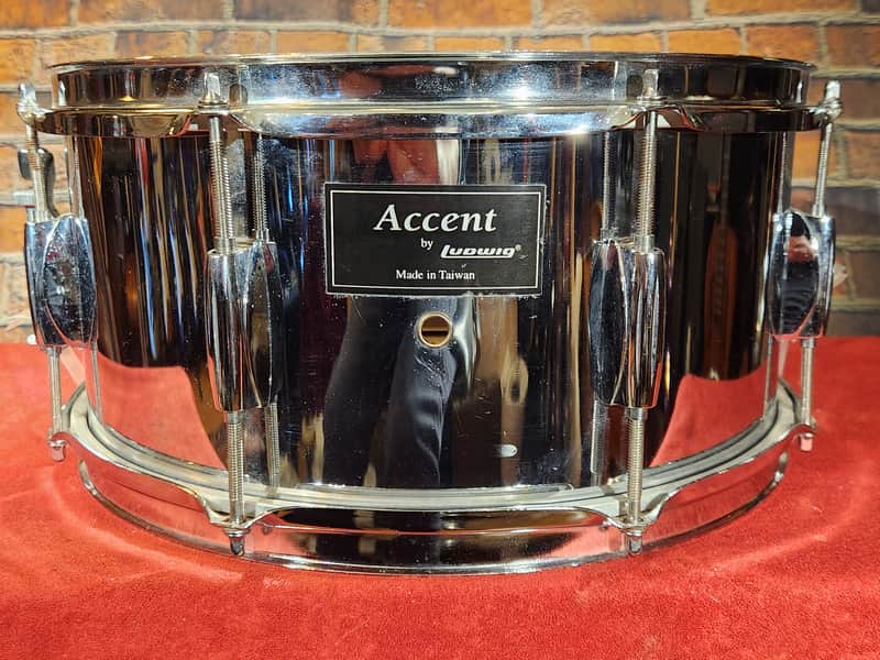 Ludwig Accent Series 6.5x14" Snare Drum Chrome image 1