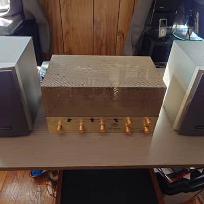Vintage 60s Merrell 30w Stereophonic Integrated Tube Amp & Cage Recapped SA-30 image 2