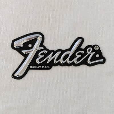 Fender "Made in USA" Amp Logo Badge Vintage 1970's-1980's image 1
