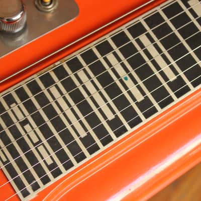 Rickenbacker DW-16 8-String Double-Neck Console Steel Guitar 1964 - Orange Refin image 7