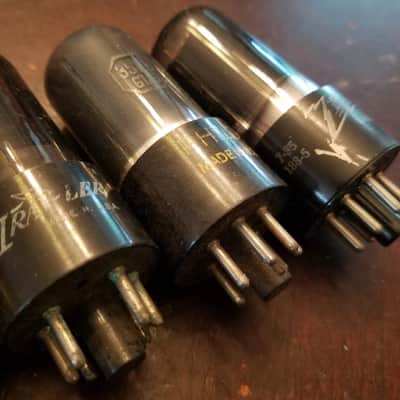 RCA etc. Pair (2) 35L6GT/G Beam Pentode tNOS TESTED Vacuum Tube grey glass 35L6GT Audio 1936-1954 image 8