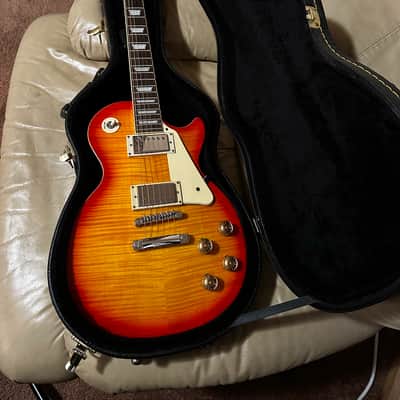 2014 Epiphone 1960 Les Paul Standard Tribute Plus - Cherry Sunburst image 24