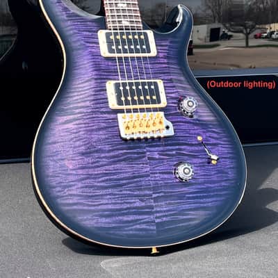 PRS Custom 24 10 Top Electric Guitar - Purple Mist image 9