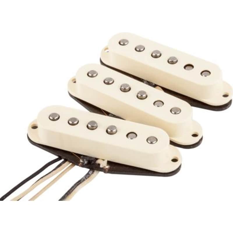 Fender Stratocaster Original '57/'62 Pickup Set, White image 1