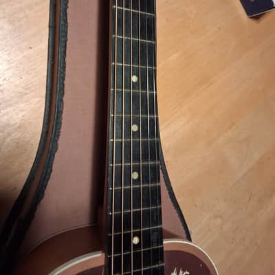 Richter The Plainsman 1/2 size cowboy guitar 1939 - Gold NECK HAS BEEN RESET image 3