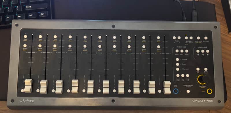 Softube Console 1 MK II Fader & Controller 2010s - Black/Grey | Reverb