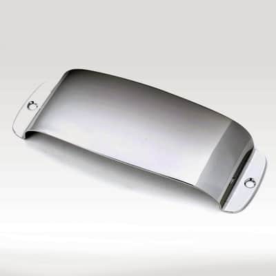 Cubre pastilla Fender para bajo Vintage-Style Jazz Bass Cover Pickup Chrome image 2