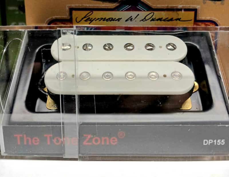 DiMarzio DP155FW The Tone Zone F-Spaced Humbucker 2010s - White image 1