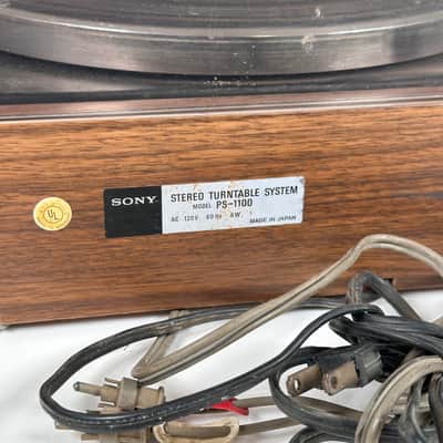 Vintage Sony PS-1100 Stereo Turntable – Semi-Automatic image 12