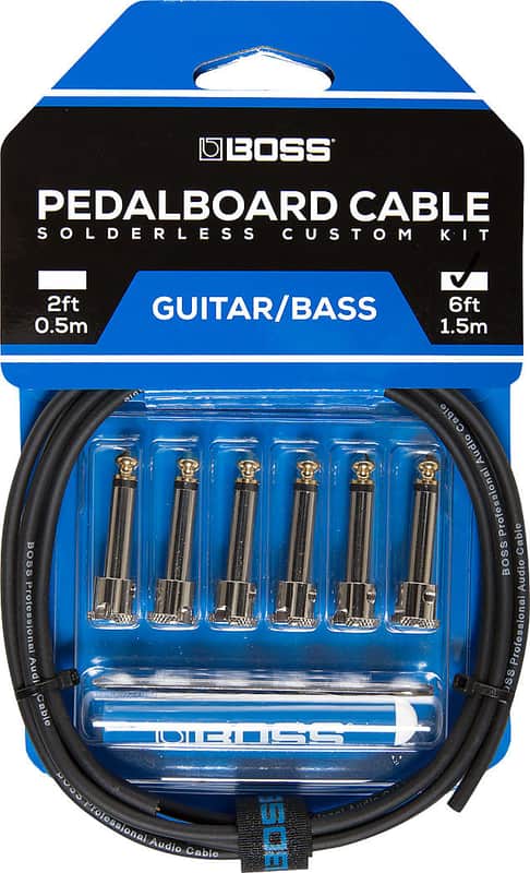 Boss Solderless Pedalboard Cable Kit BCK-6 image 1