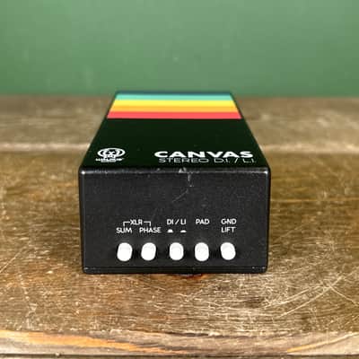Walrus Audio Canvas Stereo Dual Line Isolator Direct Box 2022 - Present - Black w/ Rainbow Graphic image 6