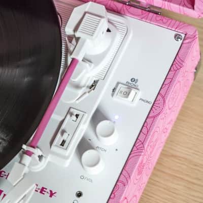 Crosley RSD Wicked Cruiser Plus Record Player in Glinda Pink-NEW image 8