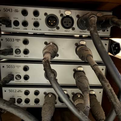 Rupert Neve Designs Portico 5043 5033 (two units ) 5012 2012 - 4 units in oak portable case image 4