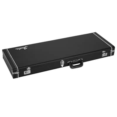 Fender Classic Wood Stratocater Telecaster Guitar Hard Case | Black image 3