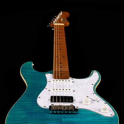Jet JS-450 OBL 450 Series Basswood Flamed Maple Top Body Canadian Roasted Maple Neck 6-String Electric Guitar image 7