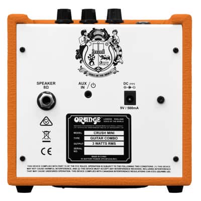 ORANGE Crush Mini Combo 3Watt/4Zoll Batterie Gitarrenverstärker image 4