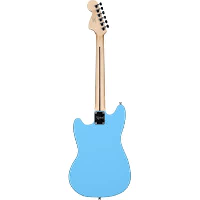 Squier Sonic Mustang HH Electric Guitar, Laurel Fingerboard, California Blue image 5