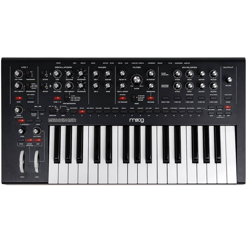 Moog Messenger | Monophonic Analog Synth with Ladder Filter, 32-Key Aftertouch & 64-Step Sequencer image 1