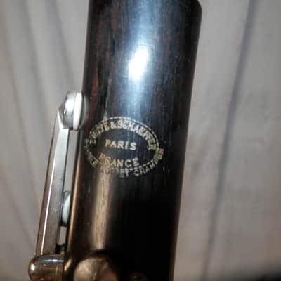 Evette & Schaeffer Buffet Crampon Paris Made in France Wooden Clarinet with case used Serviced for Sale image 11