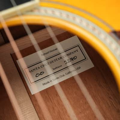 Santa Cruz 00 Custom Figured Mahogany Moon Spruce Buttered Toast 2024 image 11