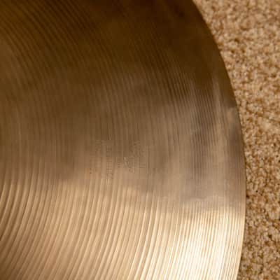 1970s Zildjian 18" Thin Stamp Crash Cymbal 1484g image 3