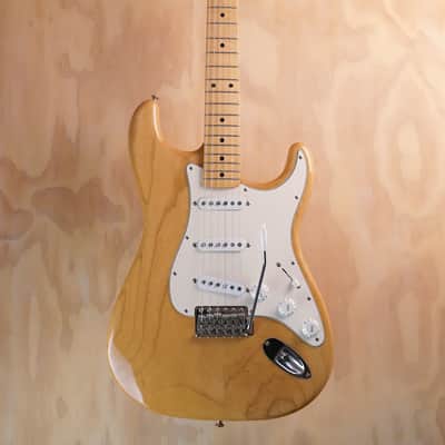 Fender Classic Series 70's Stratocaster Natural Electric Guitar 2009, Gig Bag - Very Good Condition image 3