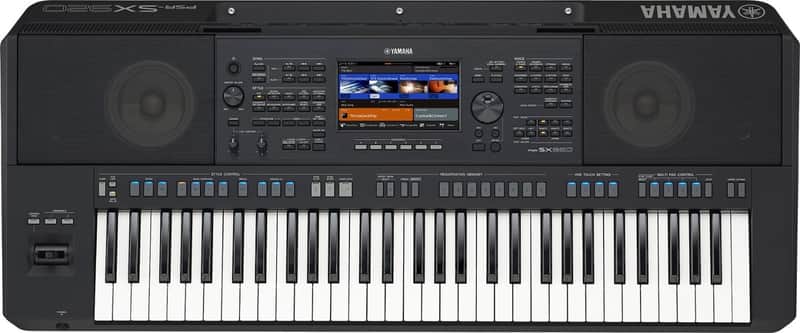 Yamaha PSR-SX920 61-Key Arranger Workstation Keyboard, Black image 1