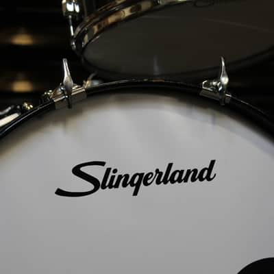 Slingerland 4-Piece Drum Set 12-13-16-22 1970s - Black image 5