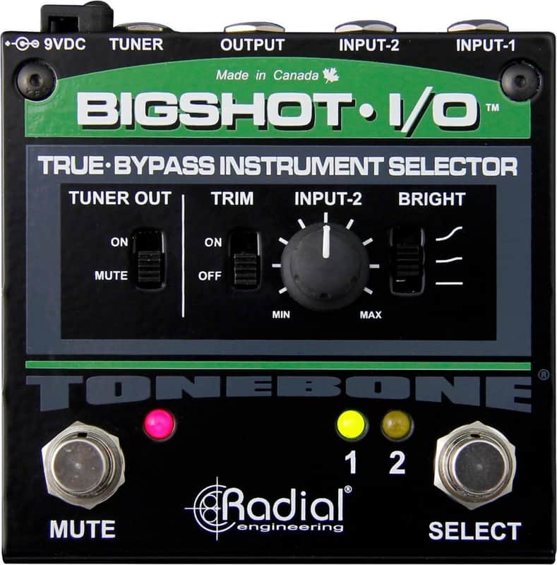 Radial BigShot I/O Instrument Selector, True Bypass Selector Switch image 1