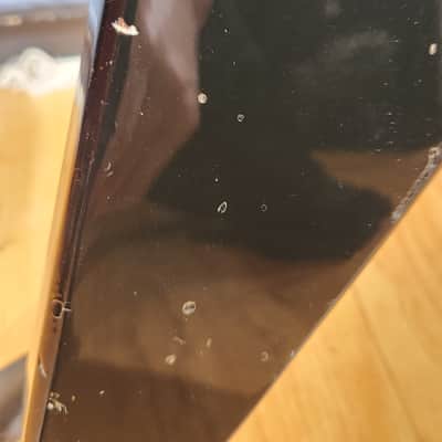 Vintage 1980 Gibson Flying V Stop Bar Tailpiece & Triangle Knob Layout Ebony w/ OHSC NEW FRETS image 10