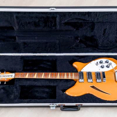 1960s Rickenbacker 375 Vintage Guitar Mapleglo w/ Toaster Tops, Accent Vibrato & Case image 19
