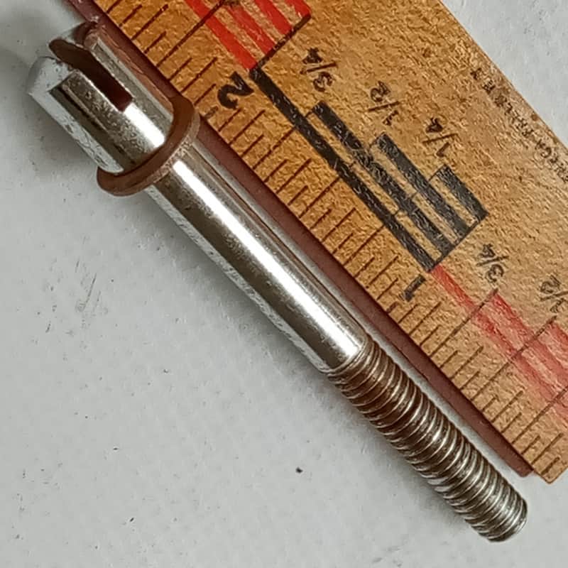 Carlton 1+ 2 1/8"Slotted Snare/Floor/Tom T-Rod Drum Vintage60s Tension-Lug-Screw image 1