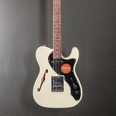 Squier Affinity Series Telecaster Thinline - Olympic White w/Indian Laurel image 3