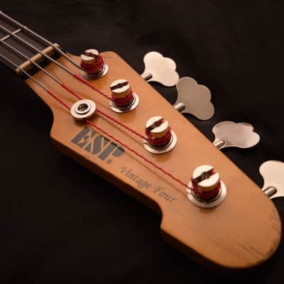 ESP Vintage Four Precision/Jazz Bass guitar! NOT LTD! Sunburst! Custom Shop Fender Killer! image 15