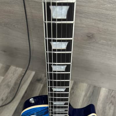 Bud Light Les Paul style 2010s - Blue on blue image 9