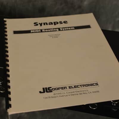 JL Cooper Synapse 16 x 20 MIDI Patchbay Processor w Original Manual Included FAST Shipping image 5