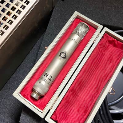 Neumann KM56 multi-pattern tube condenser microphone 1950’s - Nickel original vintage ac701 image 2