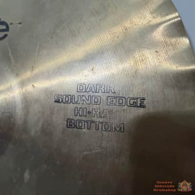 RARE! Paiste Sound Creation 14” Dark Sound Edge Hihat Cymbals image 6