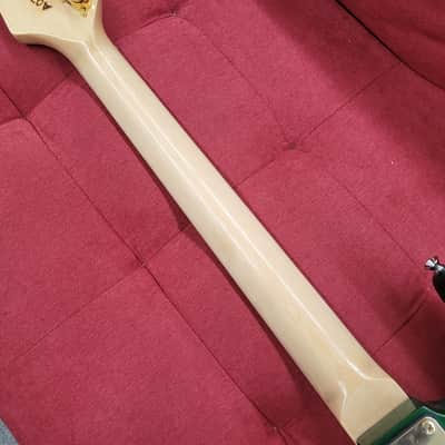 Trap Town Barn Burner S-Style Electric Guitar - Transparent Green image 9