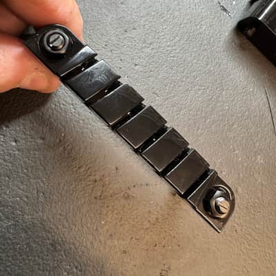 Carlino Rock Bottom Bridge/sustain block / tailpiece System 2025 - Gloss Black image 12
