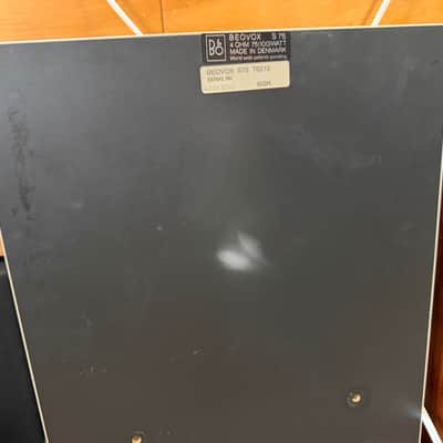 Vintage Bang & Olufsen Beovox S75 Type 6313 Rosewood Speakers; Tested SEE VIDEO image 12