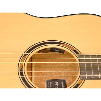 Yamaha TAG3 C TransAcoustic Dreadnought Cutaway Acoustic-Electric Guitar - Natural image 5