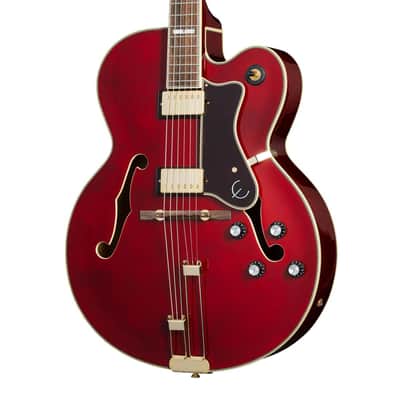 Epiphone Broadway Hollowbody Guitar w/ Gig Bag - Wine Red image 1